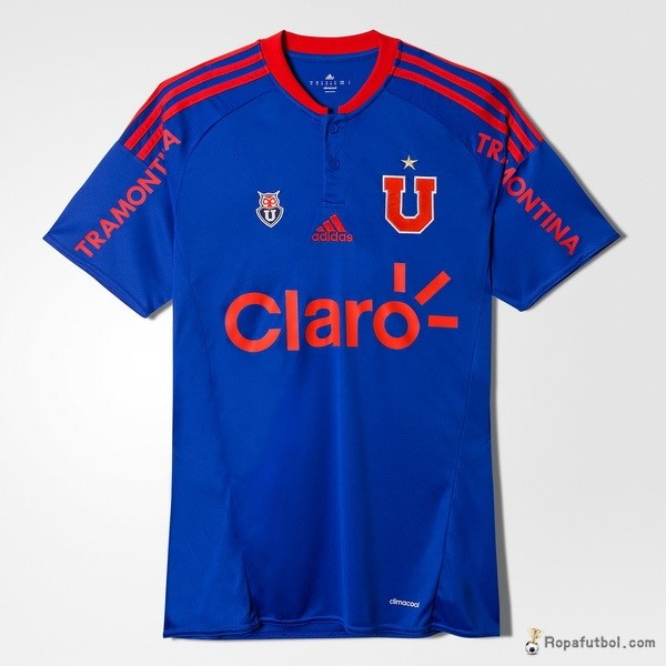 Camiseta Universidad De Chile Replica Primera Ropa 2016 Azul